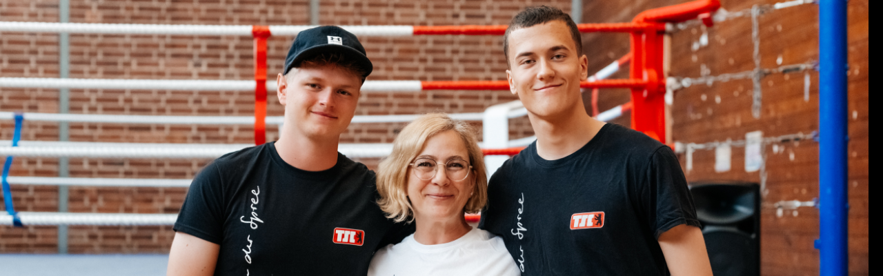 Roman Reuß - Abt. Leichtathletik und Ole Jendreizik - Abt. Karate