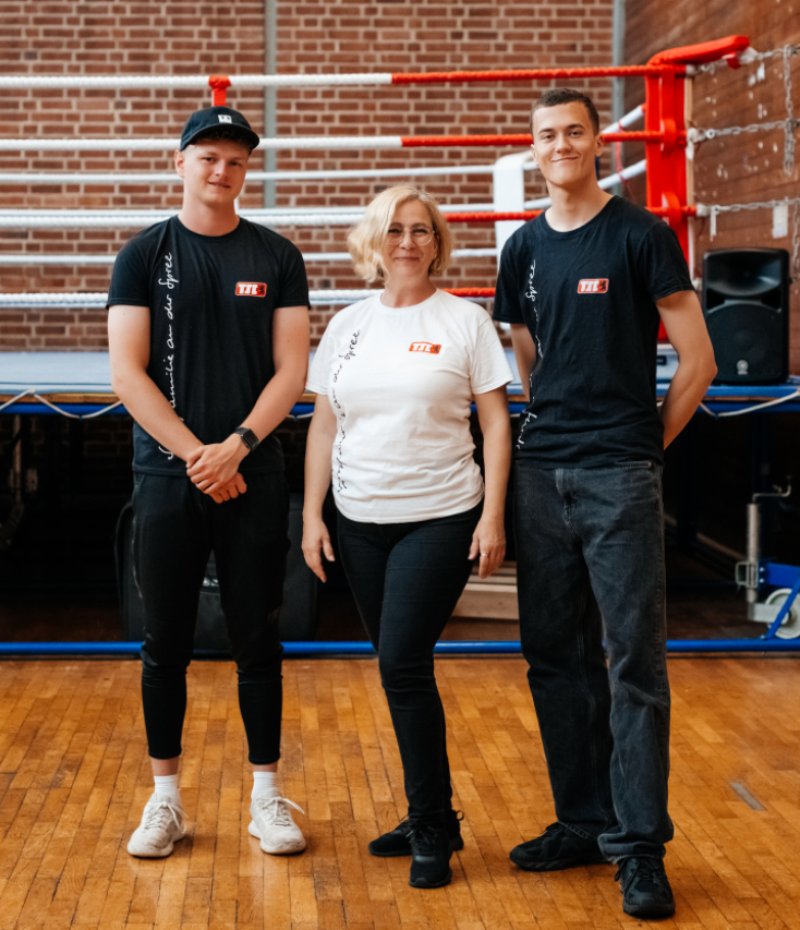 Roman Reuß - Abt. Leichtathletik und Ole Jendreizik - Abt. Karate 