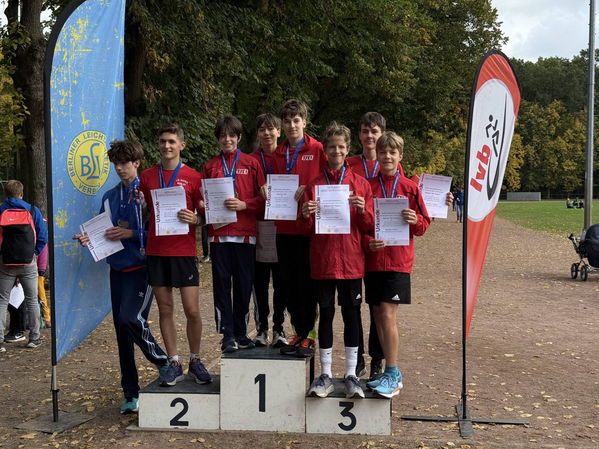 Siegerehrung Mannschaft männliche U16